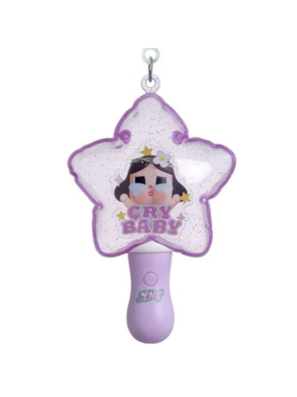 POP MART CRYBABY SHINY SHINY Luminous Pendant SHINY DUMMY new opened